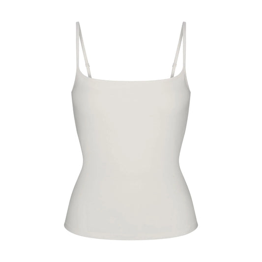 COTTON JERSEY SCOOP NECK CAMI | MARBLE