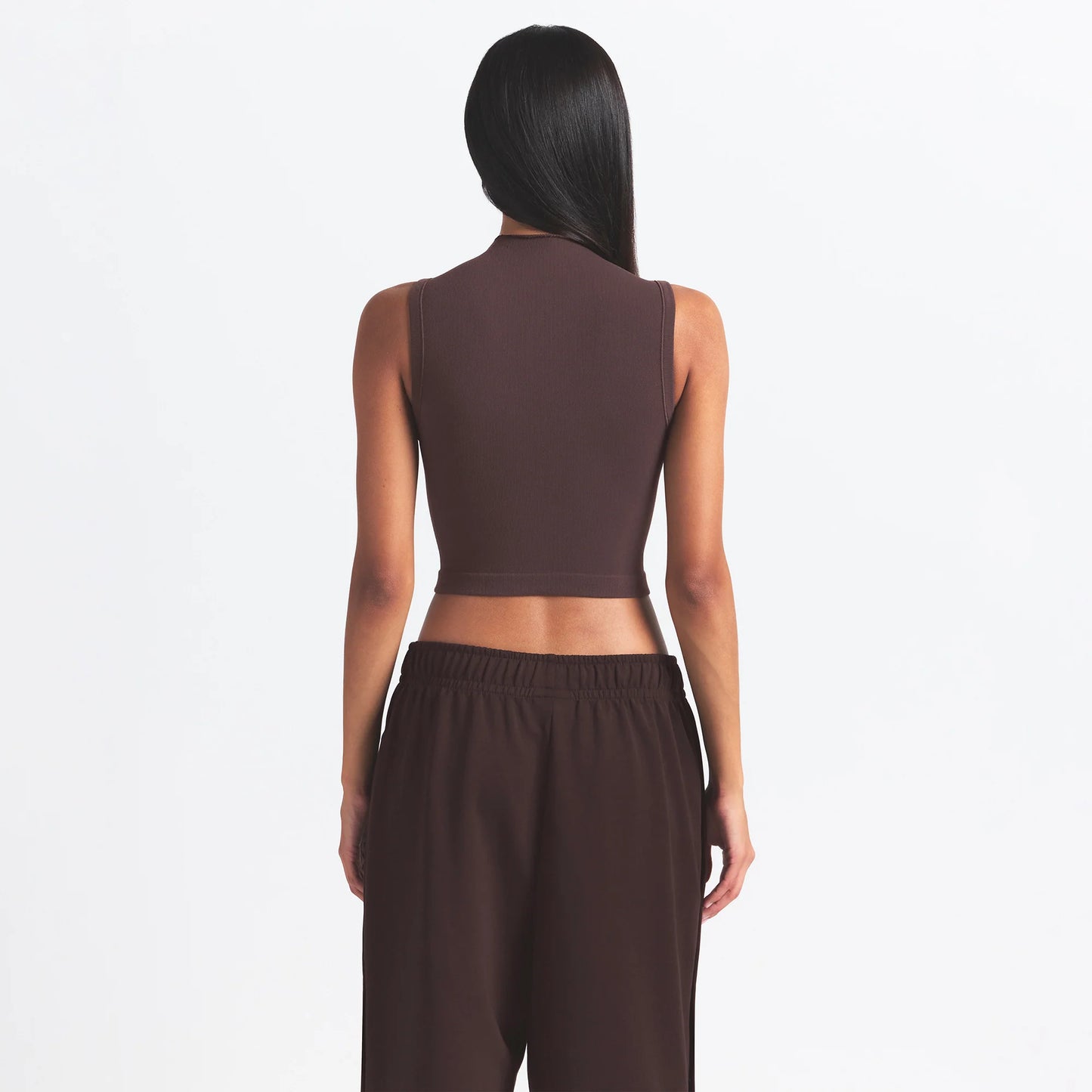 NikeSKIMS VINTAGE SEAMLESS MOCK NECK BRA TOP | PHOENIX