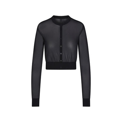 SLINKY KNIT CARDIGAN | OBSIDIAN