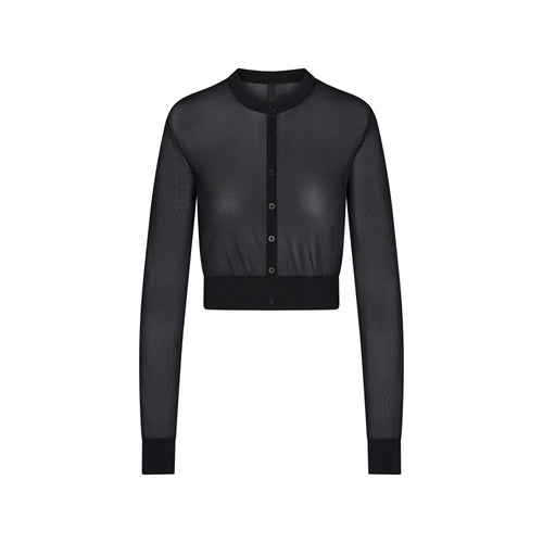 SLINKY KNIT CARDIGAN | OBSIDIAN