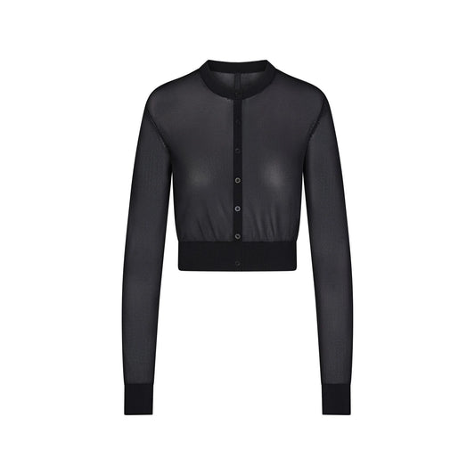 SLINKY KNIT CARDIGAN | OBSIDIAN