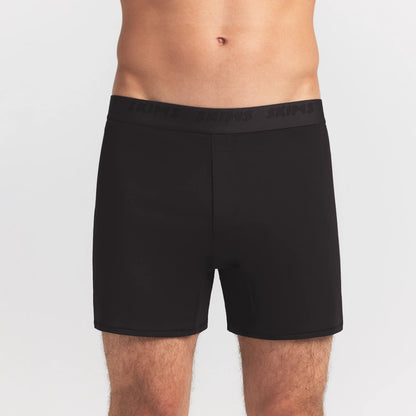SKIMS STRETCH MENS KNIT BOXER | OBSIDIAN