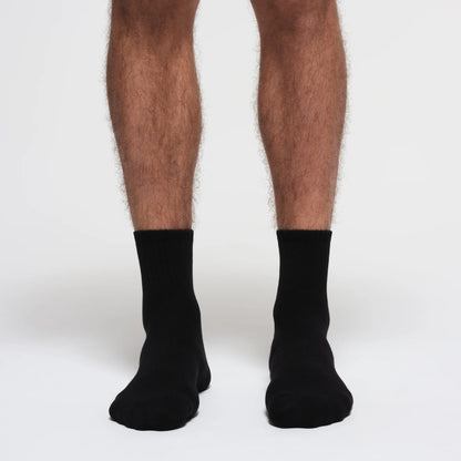 MENS 3/4 CREW SOCK 3-PACK | ONYX