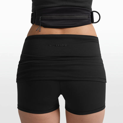 NikeSKIMS MATTE 3" FOLDOVER SHORT | OBSIDIAN