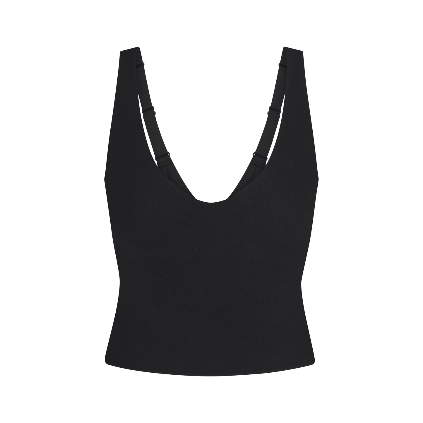 NikeSKIMS STUDIO STRETCH PLUNGE TANK | OBSIDIAN