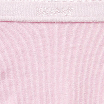 LIGHTWEIGHT COTTON LOGO PICOT HIPSTER | PEONY
