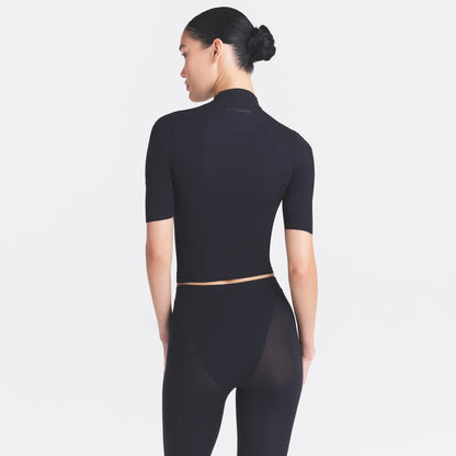 NikeSKIMS WEIGHTLESS LAYERS V-PANEL 28" LEGGING | OBSIDIAN