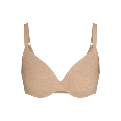 EVERYDAY COTTON FULL COVERAGE BRA | CLAY HEATHER