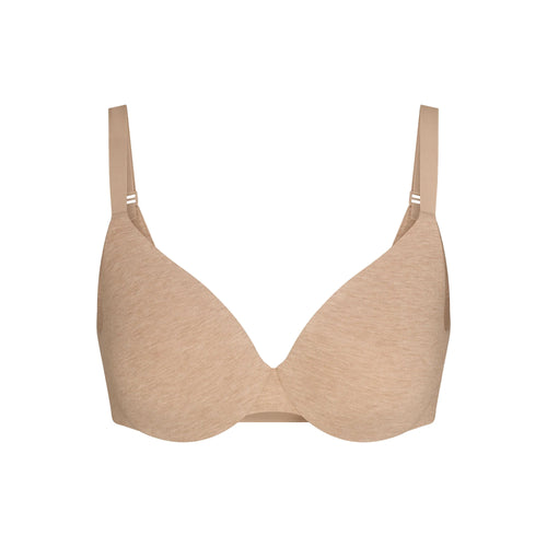 EVERYDAY COTTON FULL COVERAGE BRA | CLAY HEATHER