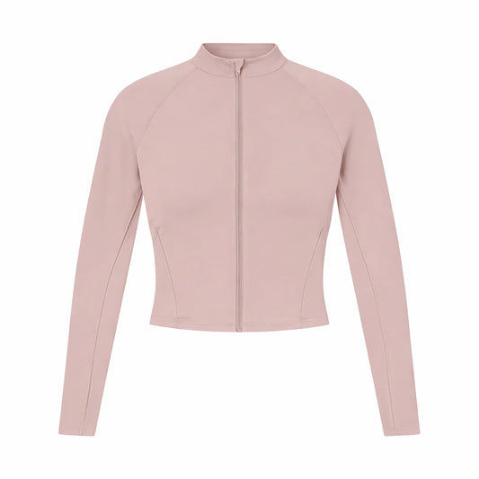 NikeSKIMS MATTE MOCK NECK FULL ZIP JACKET | HIMALAYAN