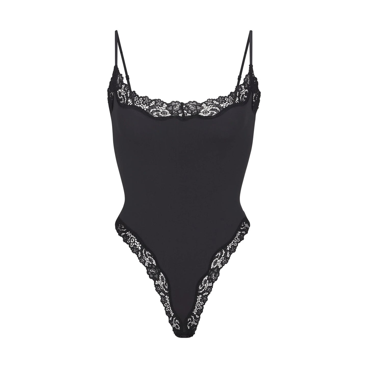 FITS EVERYBODY LACE CAMI BODYSUIT | ONYX