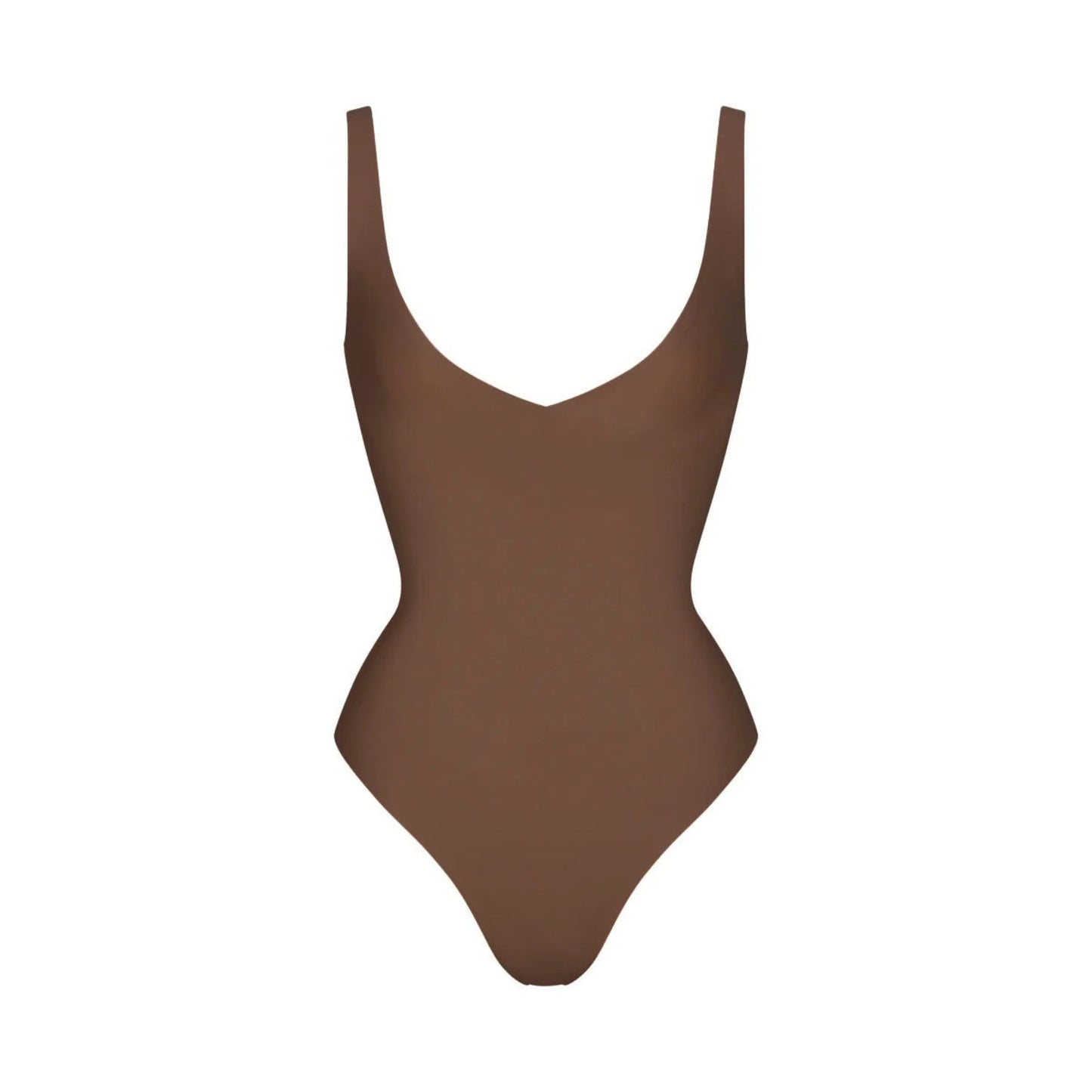 SKIMS BODY UNLINED PLUNGE THONG BODYSUIT | JASPER