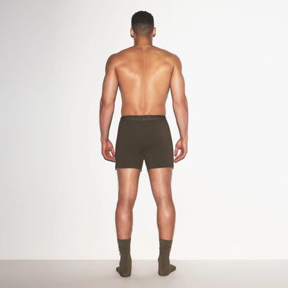 SKIMS STRETCH MENS KNIT BOXER | LODEN