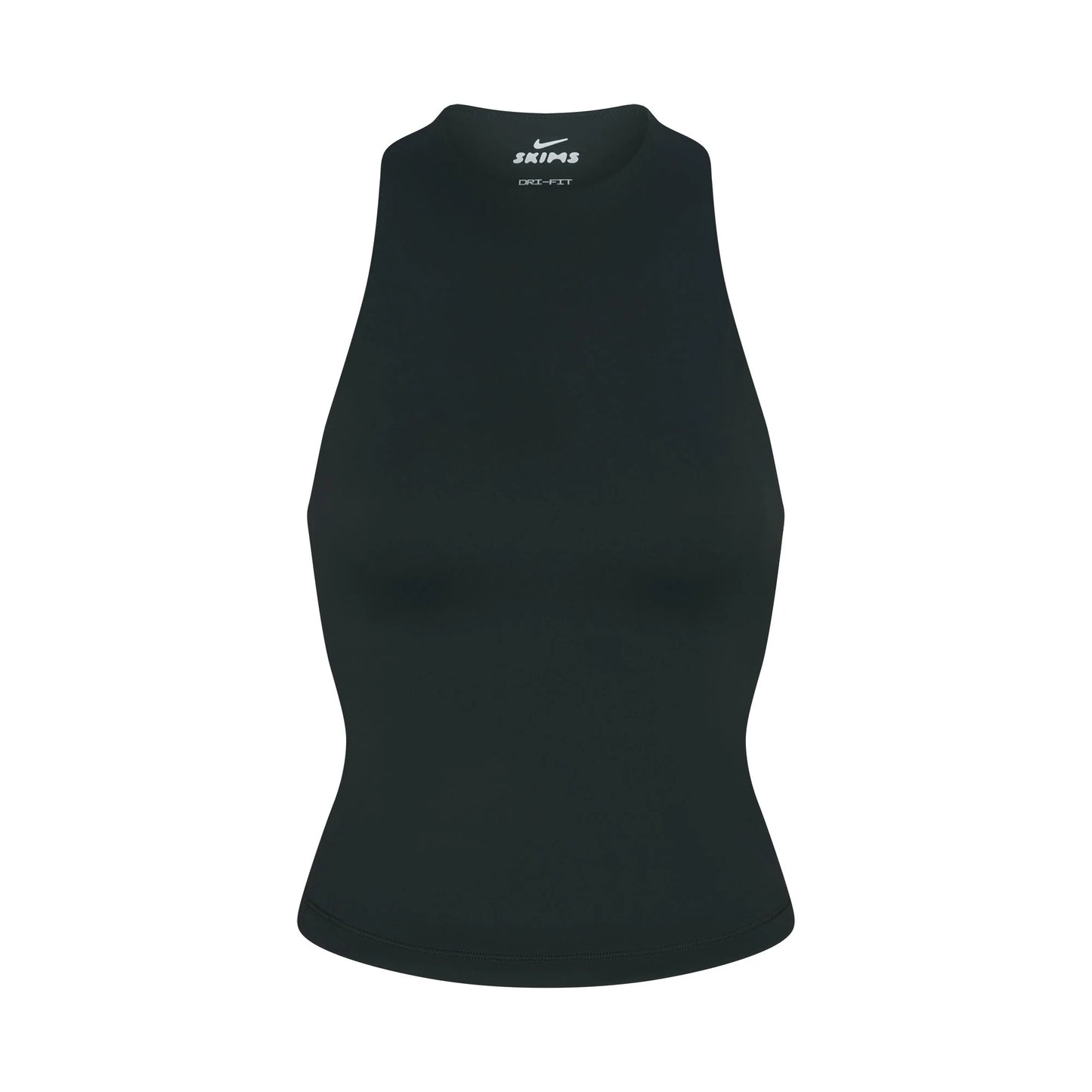 NikeSKIMS MATTE MOCK NECK RACER TANK | DARK TEAL
