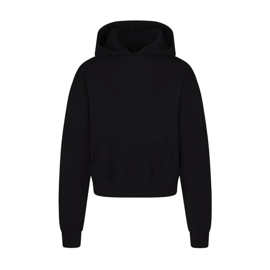 COTTON FLEECE CLASSIC HOODIE | ONYX