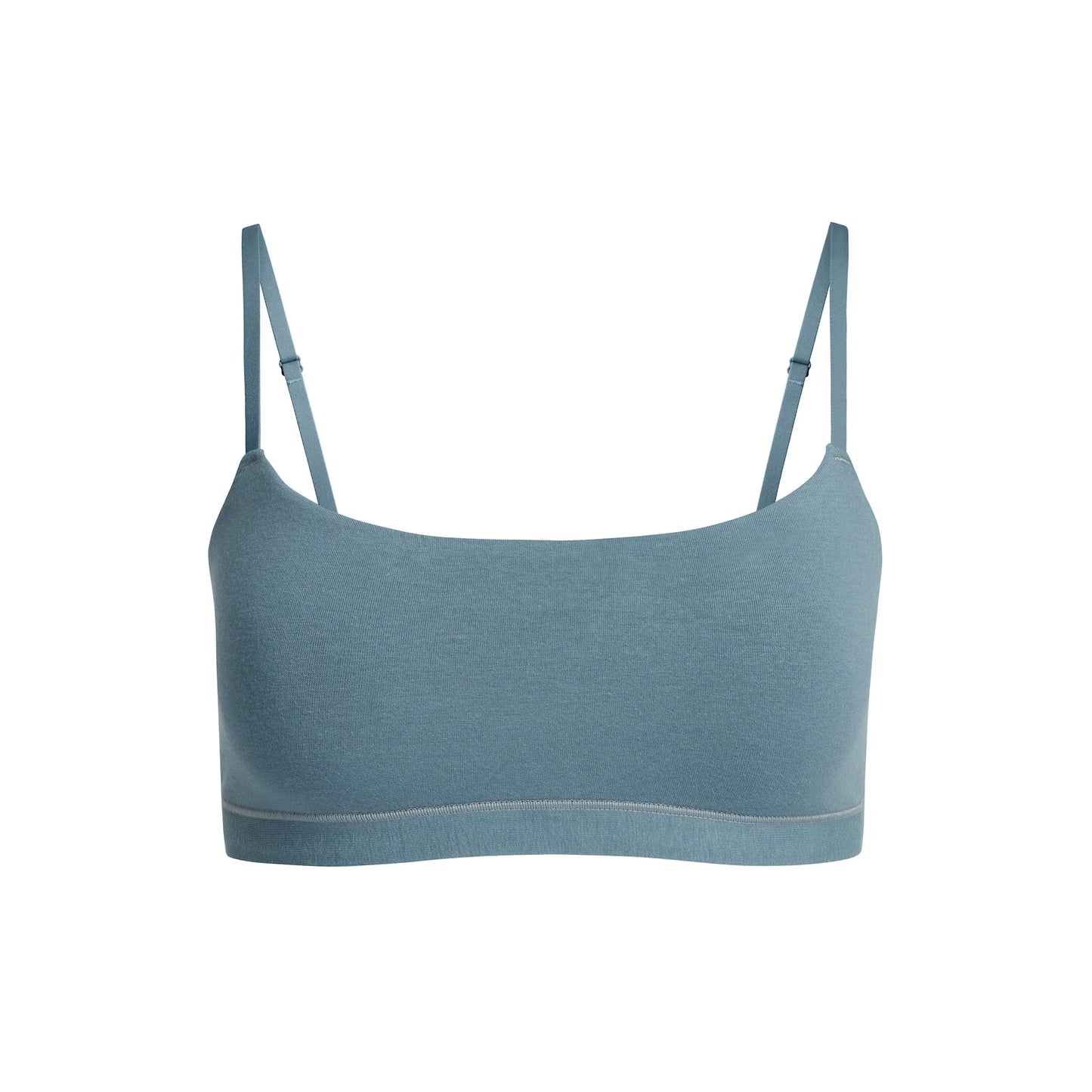 COTTON JERSEY SCOOP BRALETTE | KYANITE