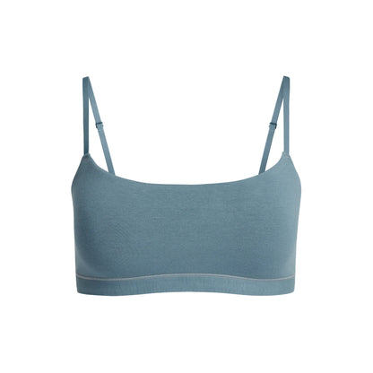 COTTON JERSEY SCOOP BRALETTE | KYANITE
