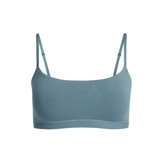 COTTON JERSEY SCOOP BRALETTE | KYANITE