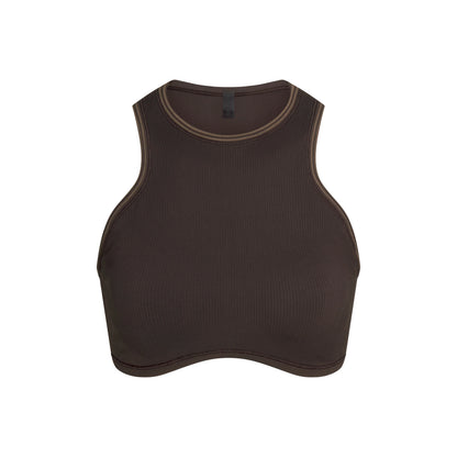 NikeSKIMS RIBBED SEAMLESS RACER FRONT BRA | PHOENIX