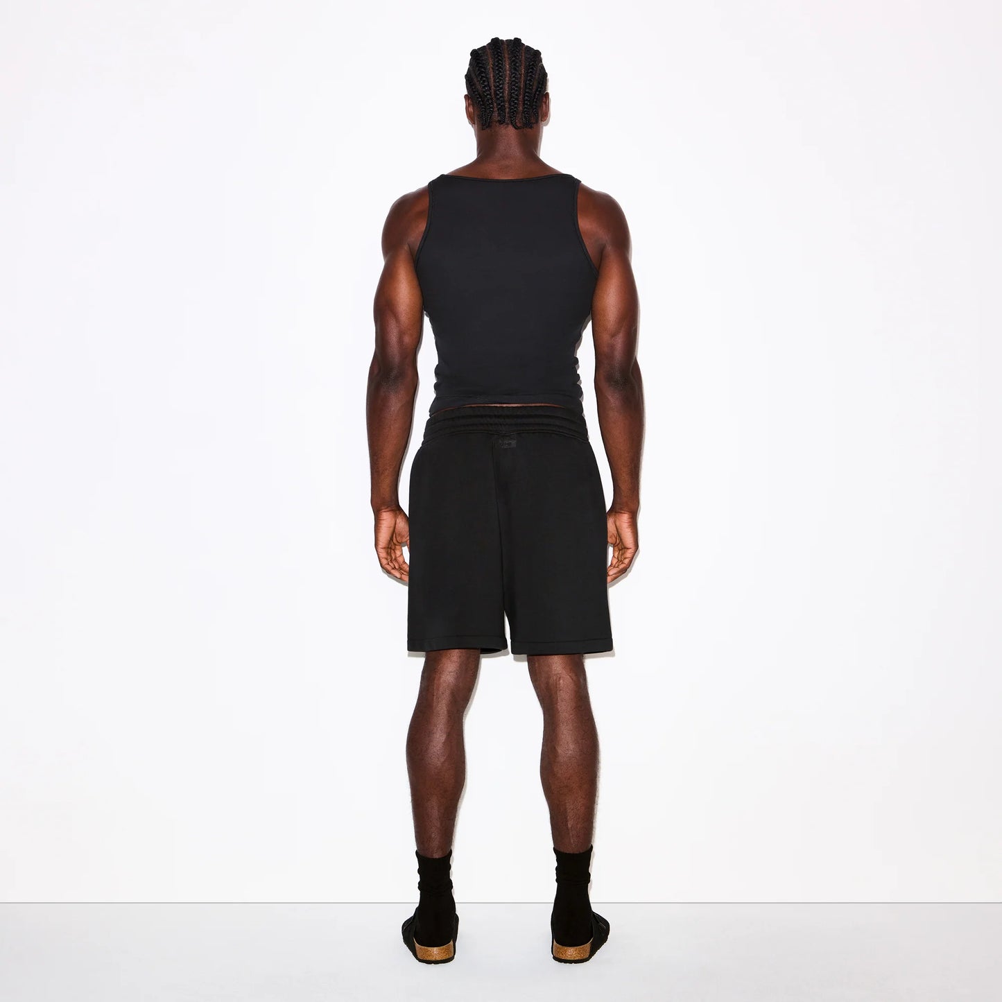 FLEECE LOUNGE MENS RELAXED SHORT | WASHED ONYX