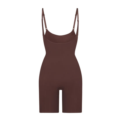 SEAMLESS SCULPT BUTT LIFTING OPEN BUST BODYSUIT | COCOA