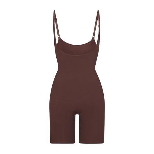 SEAMLESS SCULPT BUTT LIFTING OPEN BUST BODYSUIT | COCOA