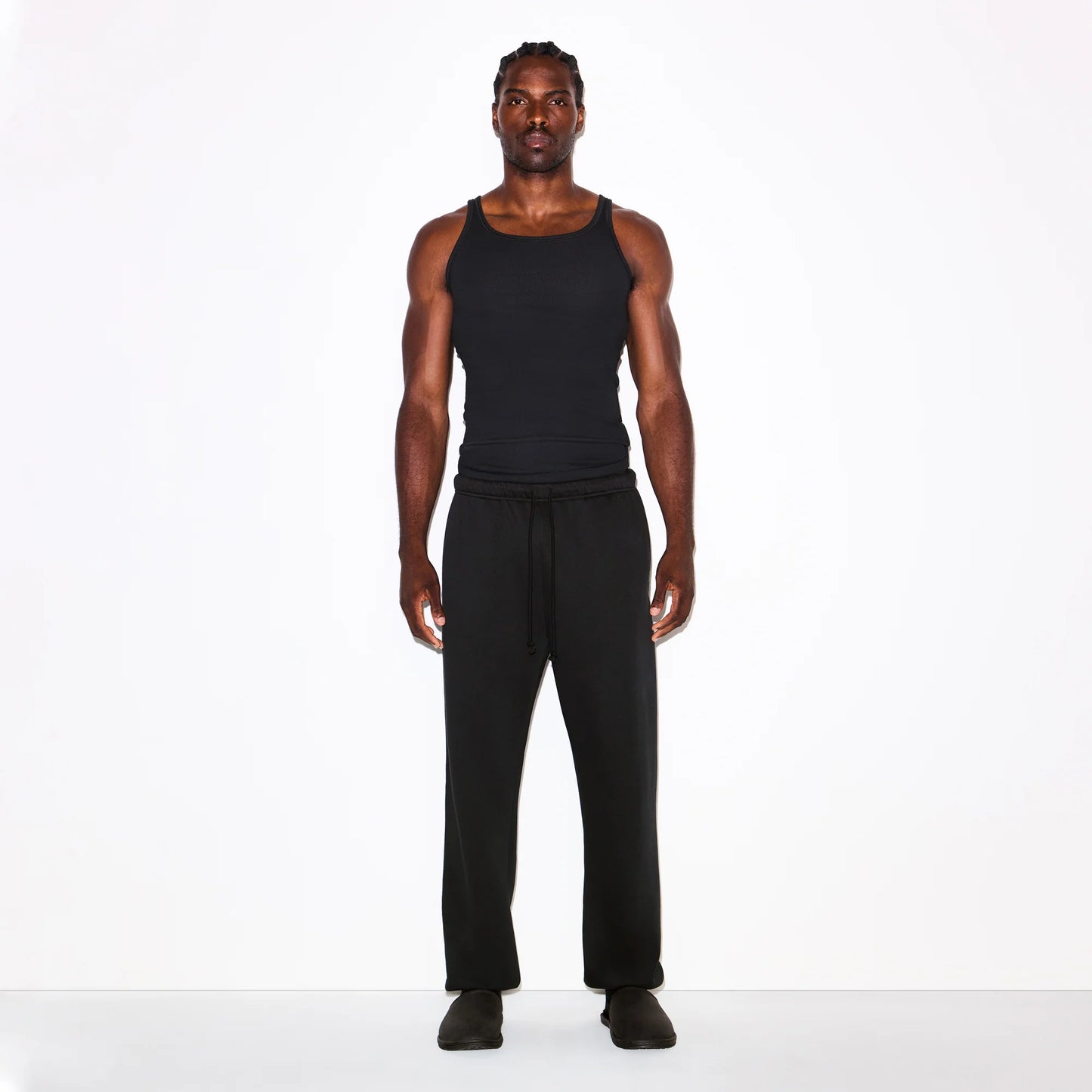 FLEECE LOUNGE MENS RELAXED JOGGER | WASHED ONYX