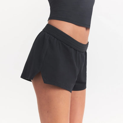 COTTON JERSEY LOOSE SHORT | SOOT