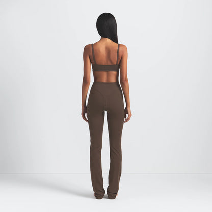 NikeSKIMS MATTE V-LINE 39" STRAIGHT LEGGING | DARK SEPIA