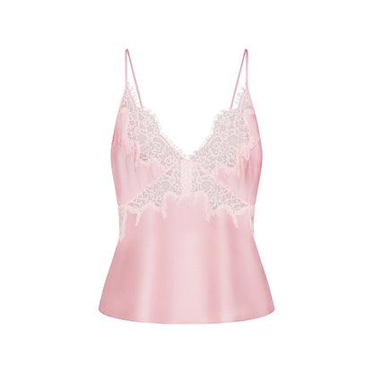 SILK LACE CAMI | PEONY TONAL