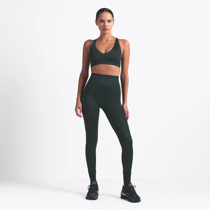 NikeSKIMS SHINE V-NECK BRA | DARK TEAL