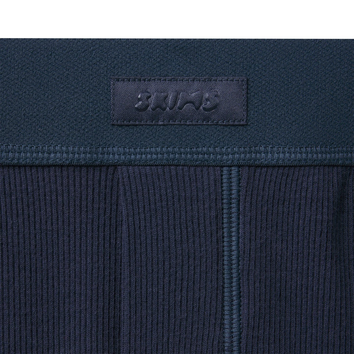 COTTON RIB BOXER | NAVY