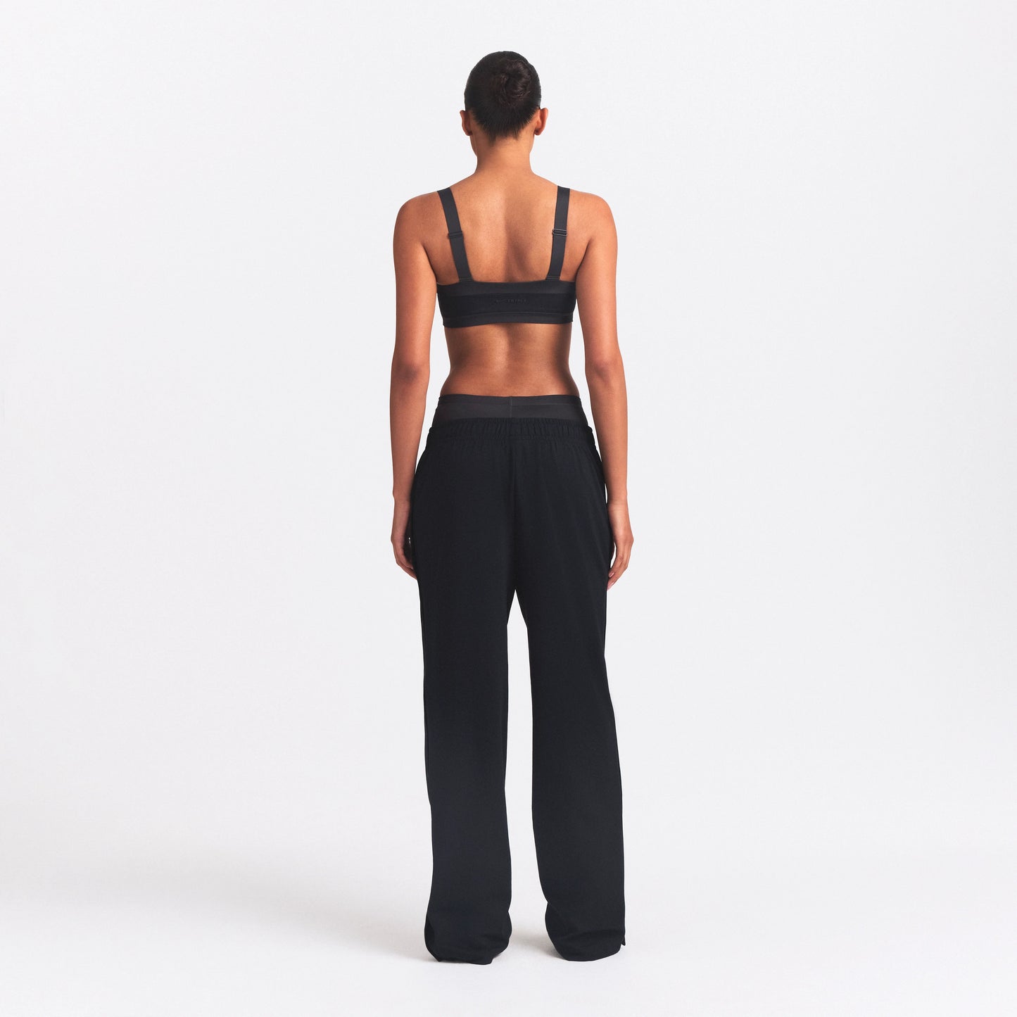 NikeSKIMS MATTE TRICOT SIDE SNAPS PANT | OBSIDIAN