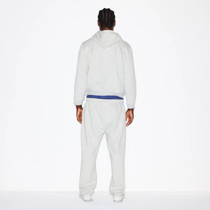 FLEECE LOUNGE MENS CLASSIC HOODIE | LIGHT HEATHER GREY