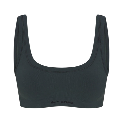NikeSKIMS VINTAGE SEAMLESS SCOOP NECK BRA | DARK TEAL