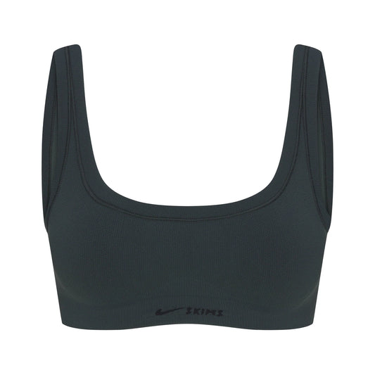 NikeSKIMS VINTAGE SEAMLESS SCOOP NECK BRA | DARK TEAL