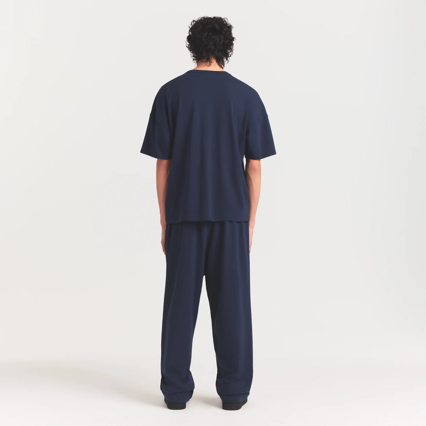 JERSEY LOUNGE MENS RELAXED STRAIGHT LEG PANT | NAVY