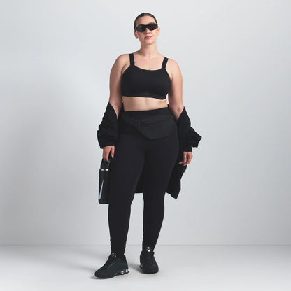 NikeSKIMS MATTE WIDE STRAP BRA | OBSIDIAN