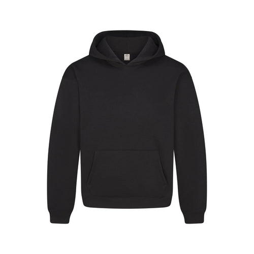 FLEECE LOUNGE MENS RELAXED HOODIE | WASHED ONYX