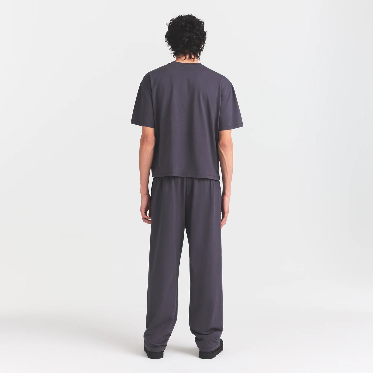 HEAVYWEIGHT COTTON MENS RELAXED PANT | RAVEN