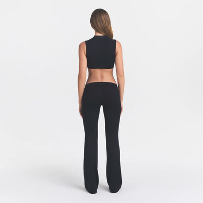 NikeSKIMS AIRY DRI-FIT™ LOW RISE MINI FLARE PANT | OBSIDIAN