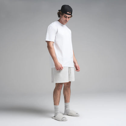 HEAVYWEIGHT COTTON MENS RELAXED T-SHIRT | CHALK