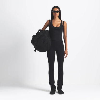 NikeSKIMS MATTE DOUBLE STRAP SCOOP TANK | OBSIDIAN