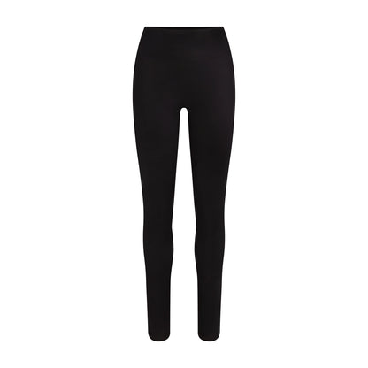 NikeSKIMS SATIN SHINE BONDED WAIST 29" LEGGING | OBSIDIAN