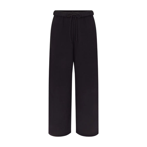 COTTON FLEECE CLASSIC STRAIGHT LEG PANT | ONYX