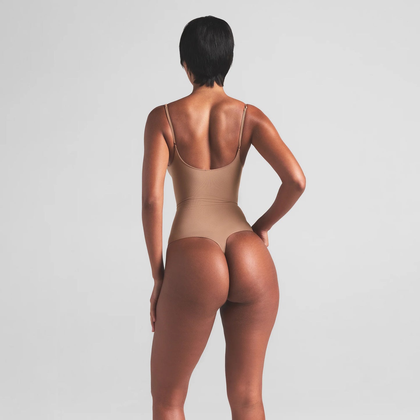 SHEER SEAMLESS THONG BODYSUIT | SIENNA