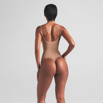 SHEER SEAMLESS THONG BODYSUIT | SIENNA