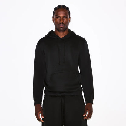 FLEECE LOUNGE MENS CLASSIC HOODIE | WASHED ONYX