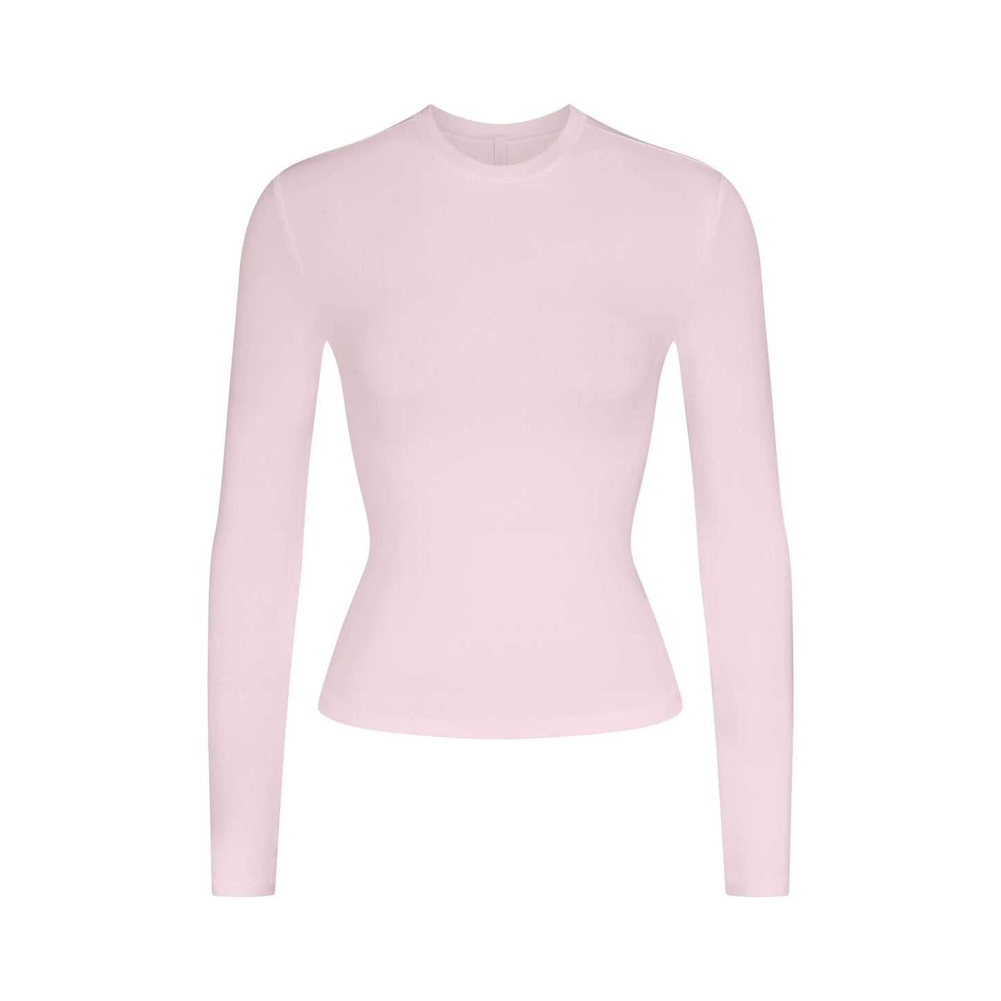 COTTON JERSEY LONG SLEEVE T-SHIRT | CHERRY BLOSSOM