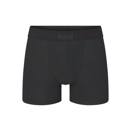 SKIMS COTTON MENS 3" BOXER BRIEF | ONYX
